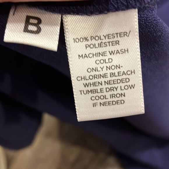 LOFT Gorgeous Dark Purple Shift Halter Dress Size 14 - Picture 7 of 8